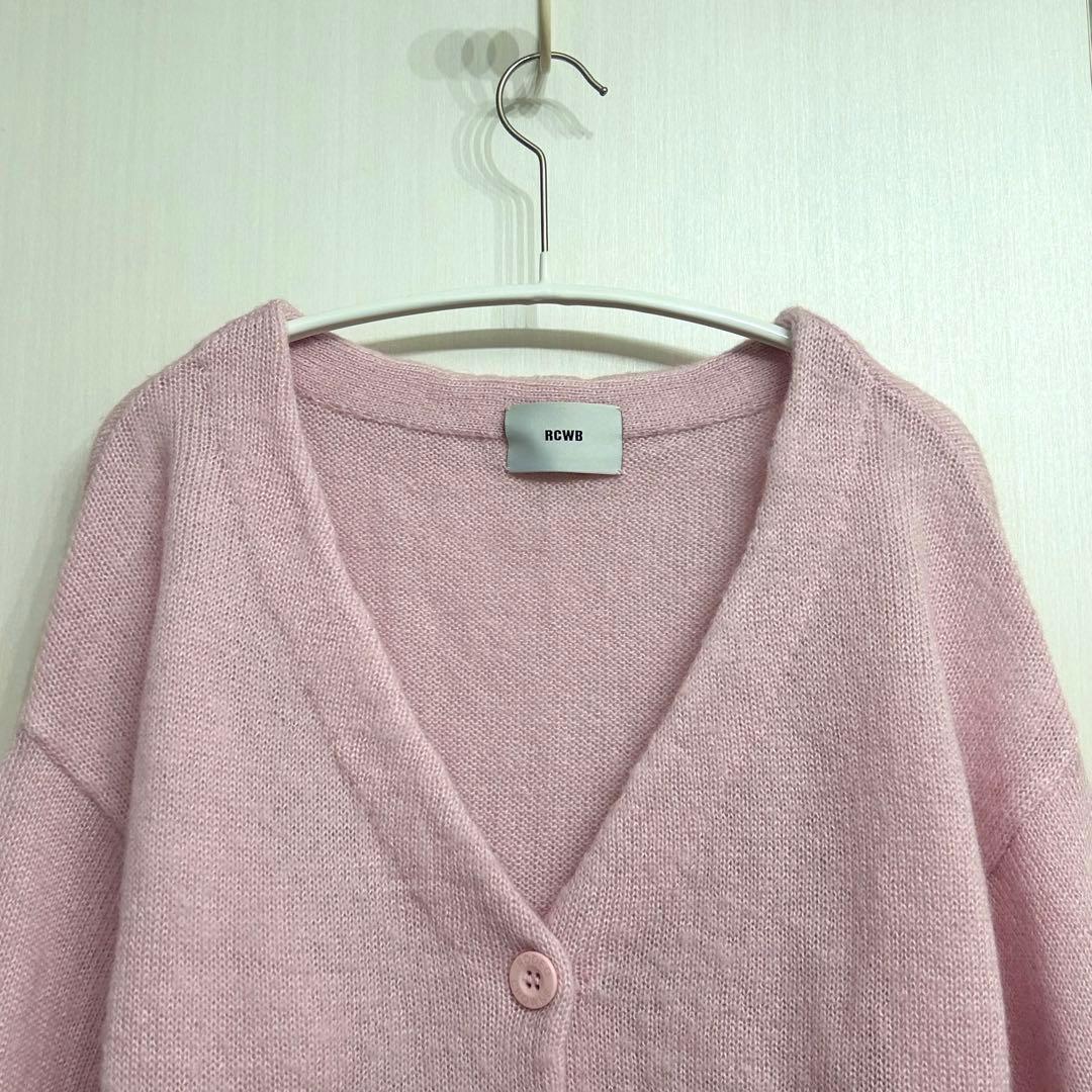 RCWB ピンク カーディガン LOWRYSFARM Kastane — image 3