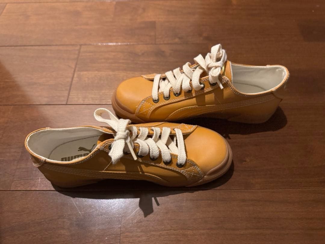 新品未使用　PUMA スニーカー スリータイムズ　ロウレザー　ナゲット — image 2
