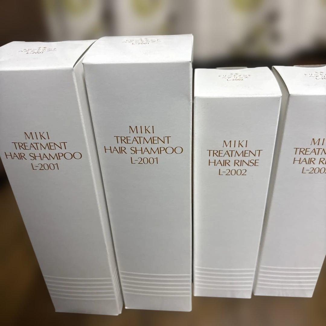 MIKI TREATMENT ヘアシャンプーL-2001 ヘアリンス L2002 — image 3