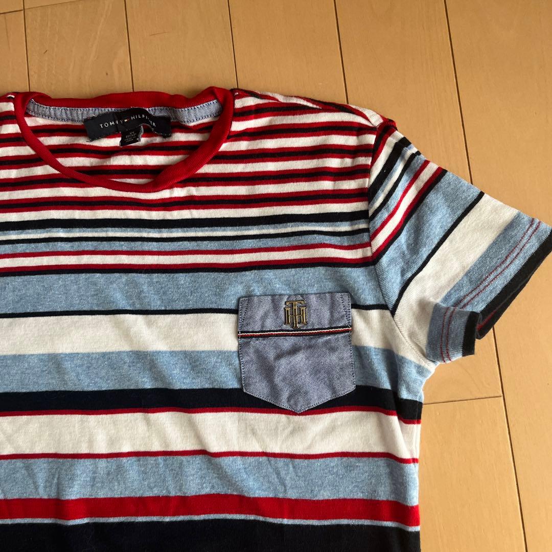 TOMMY HILFIGER 半袖ストライプTシャツ XS — image 2