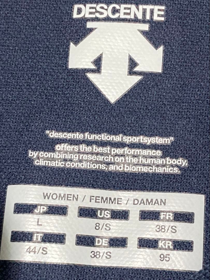 美品DESCENTE Move Sportポロシャツ L 紺　レディース — image 5