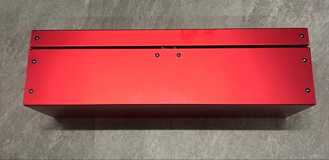 Soumei シャンパン用 空箱 レッド メタルケース — image 3