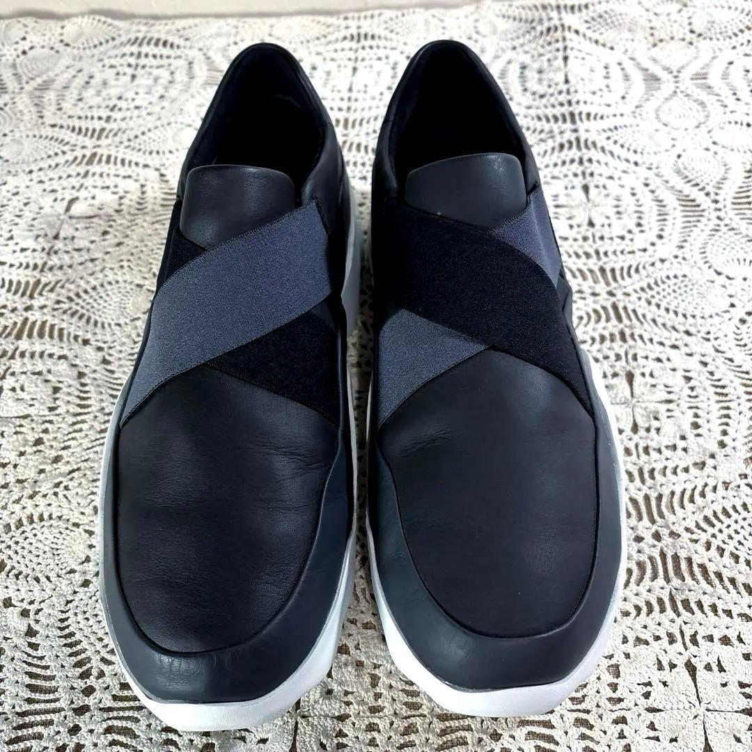 極美品✨CAMPER TWINS ボリュームソール レザースニーカー 厚底 黒 — image 2
