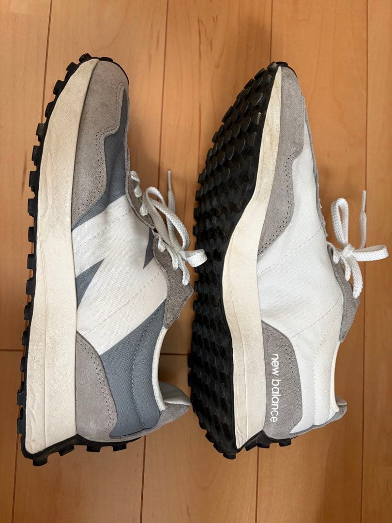 New Balance 327 ホワイト グレー スニーカー　27 — image 2