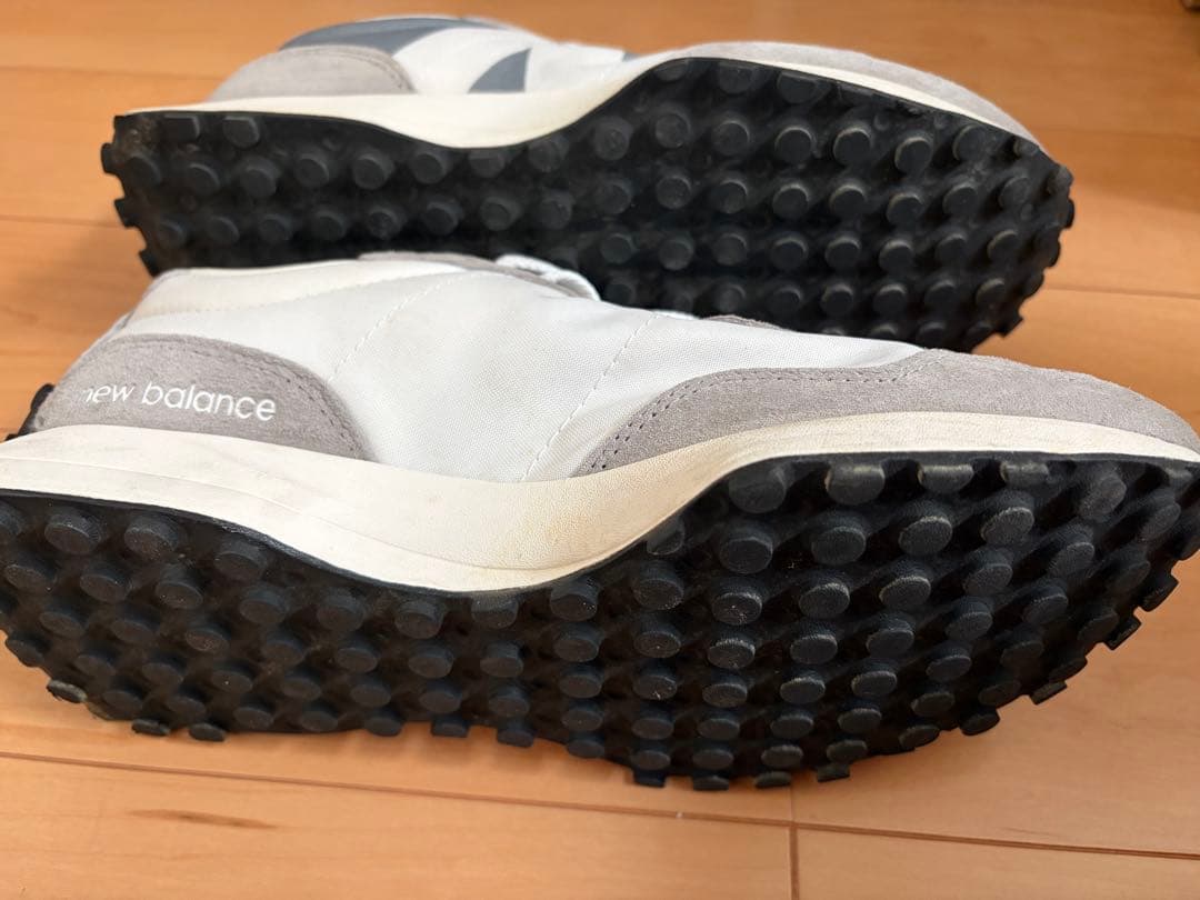 New Balance 327 ホワイト グレー スニーカー　27 — image 4