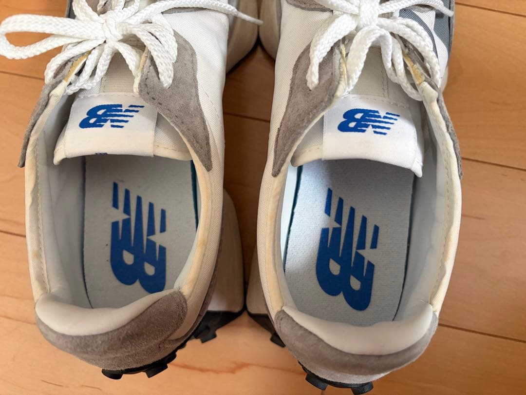 New Balance 327 ホワイト グレー スニーカー　27 — image 5