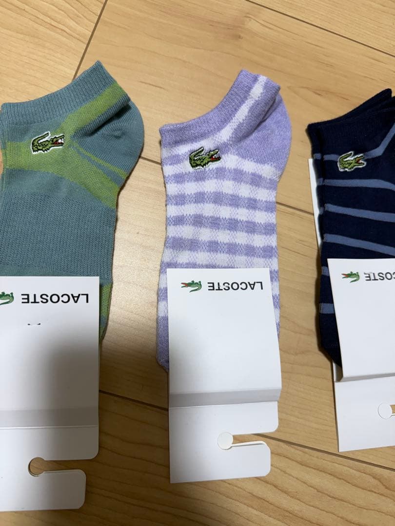 LACOSTE ラコステ アンクルソックス 4足セット 特価品 一着限リ — image 4