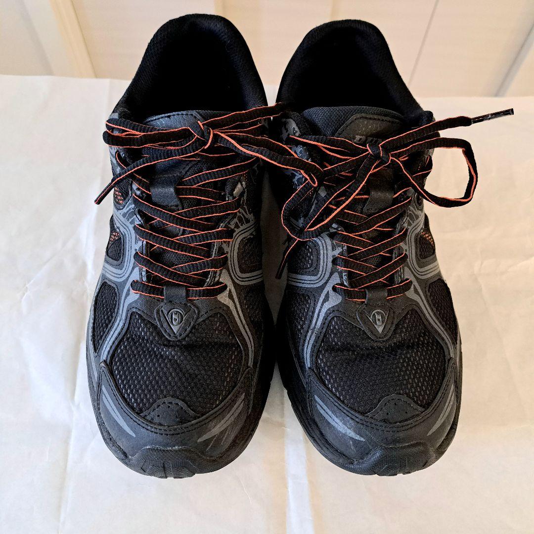DUNLOP スニーカー 黒× オレンジ 26cm — image 2