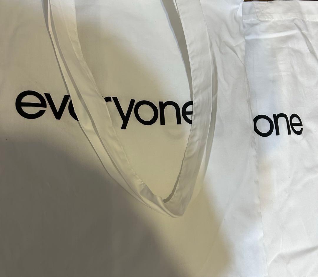 新品 2枚セット everyone コットンショップバック — image 2