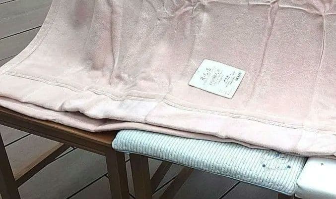 ROMANCE R.C.S 緑洲綿毛布 コーラルミスト新品未使用タグつき — image 3