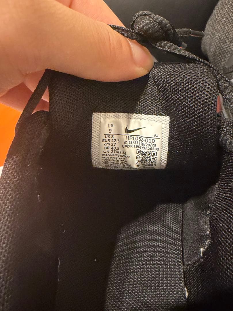 NIKE P-6000 ブラック 27.0cm 美品　Y2K テック　ノームコア — image 4
