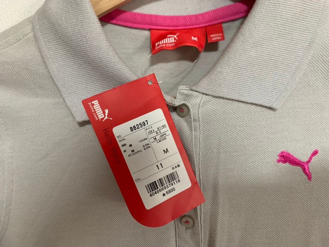 ♦︎新品未使用タグ付き PUMA プーマ ゴルフ ポロシャツ レディース ピンク — image 2