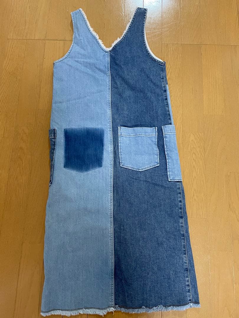 BAYFLOW デニムパッチングワンピース — image 3