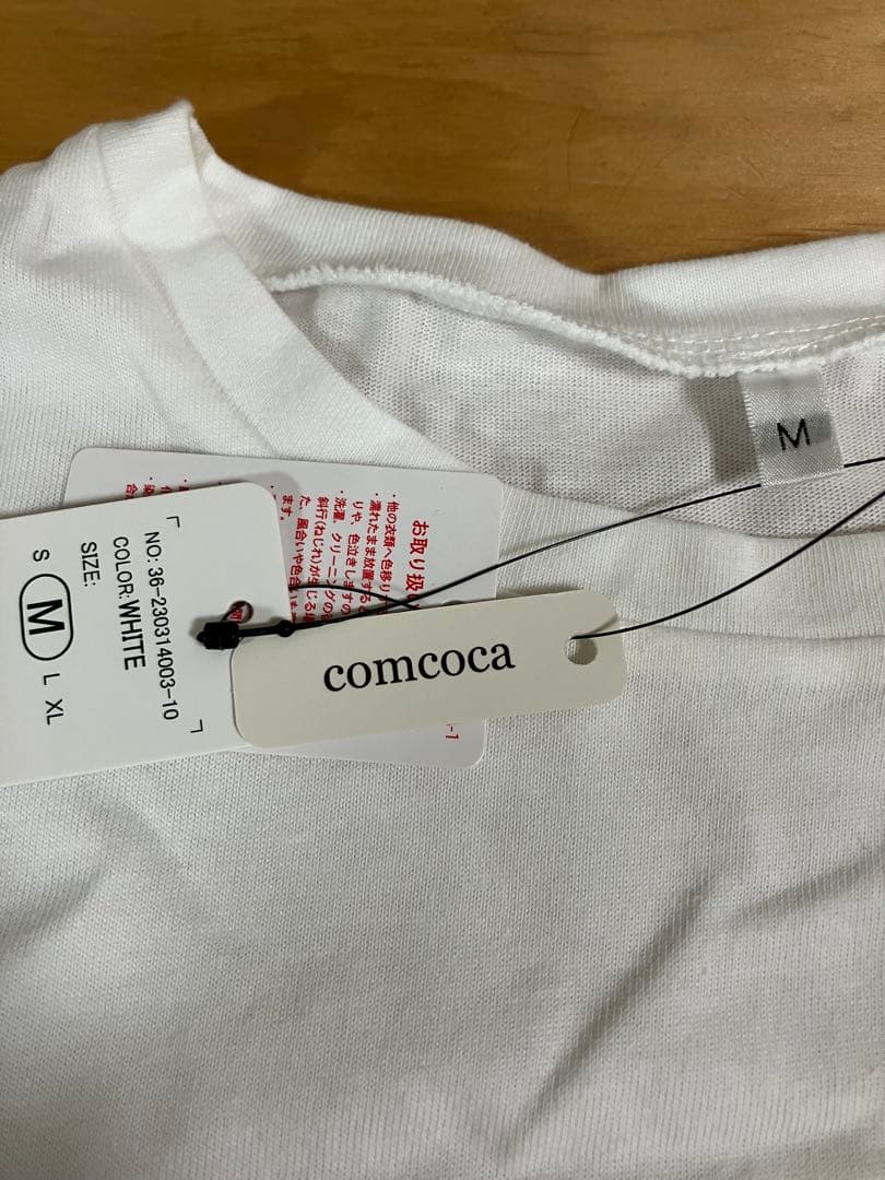 comcoca 半袖 Tシャツ ホワイト Mサイズ — image 2