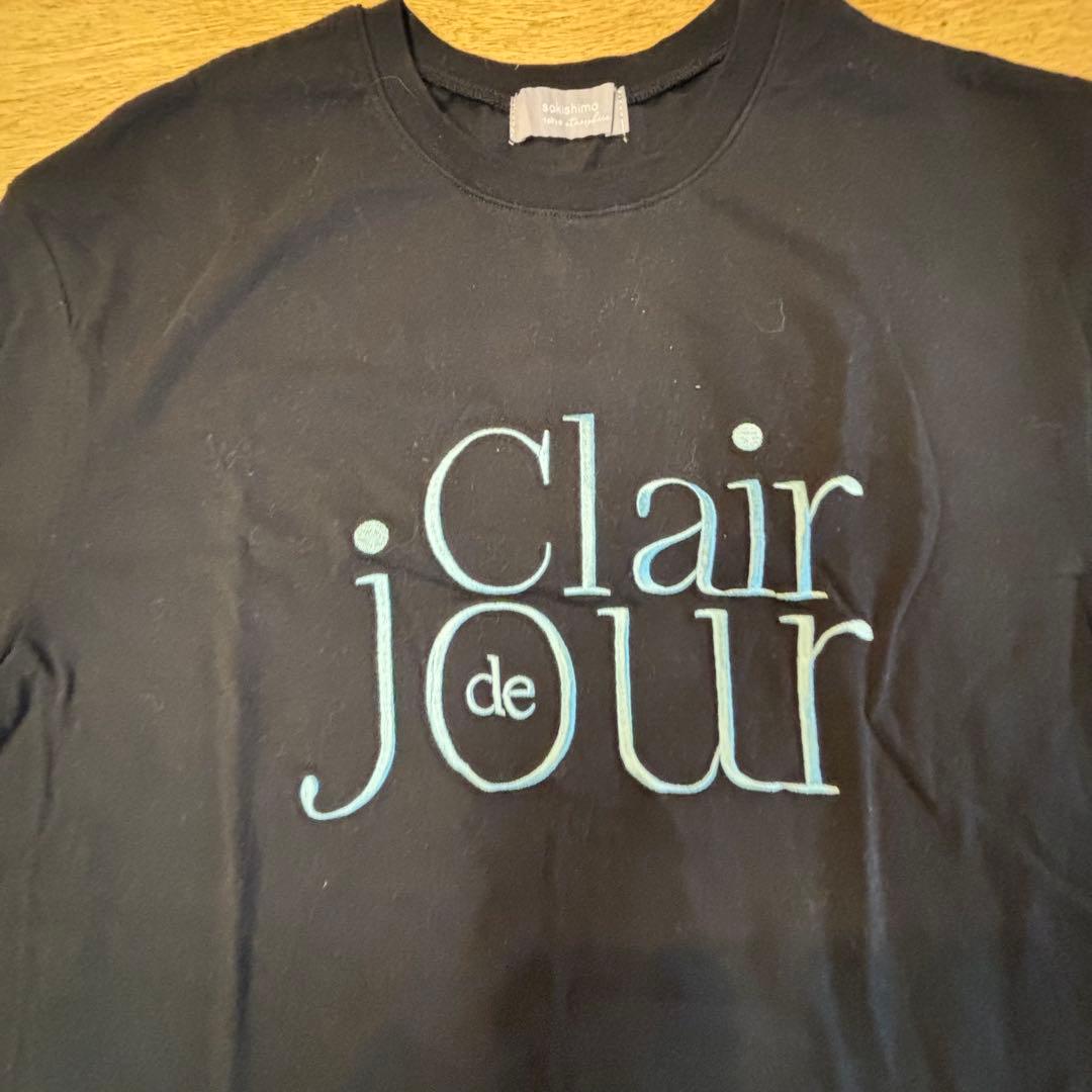 【美品】sekishima Clair de jour ロゴT／ブラック F — image 2