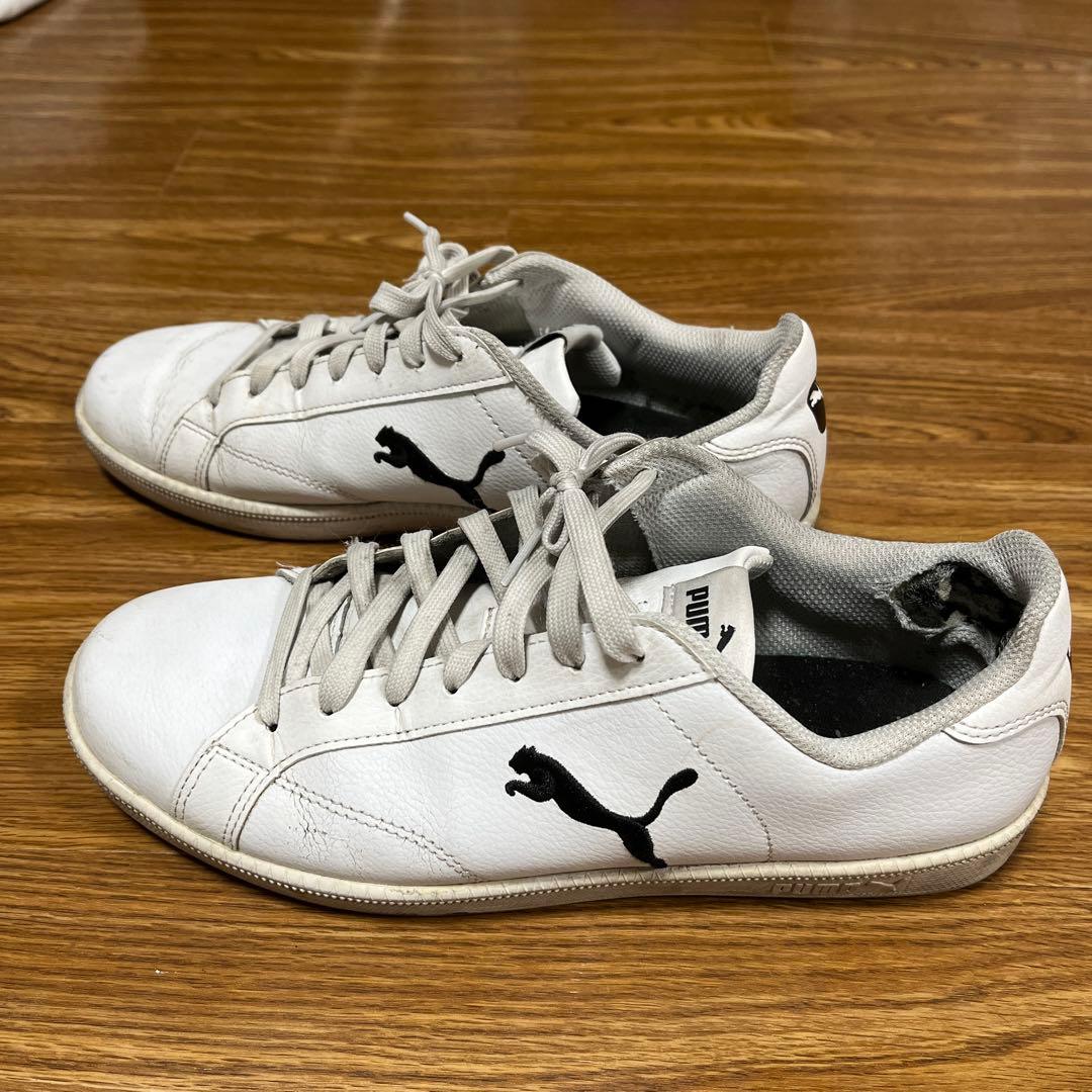 PUMA ホワイト スニーカー　27cm 白　white プーマ — image 2