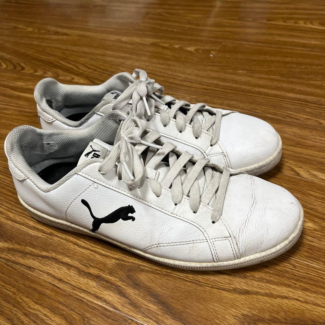 PUMA ホワイト スニーカー　27cm 白　white プーマ — image 4