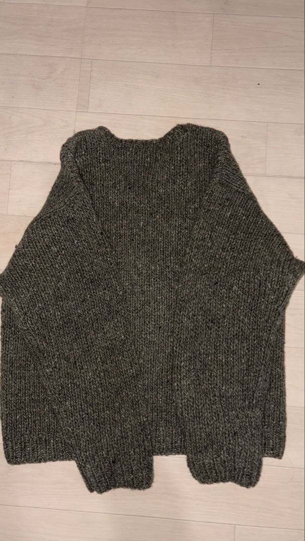 J.CREW ウール100% ローゲージニット セーター グレー M — image 2
