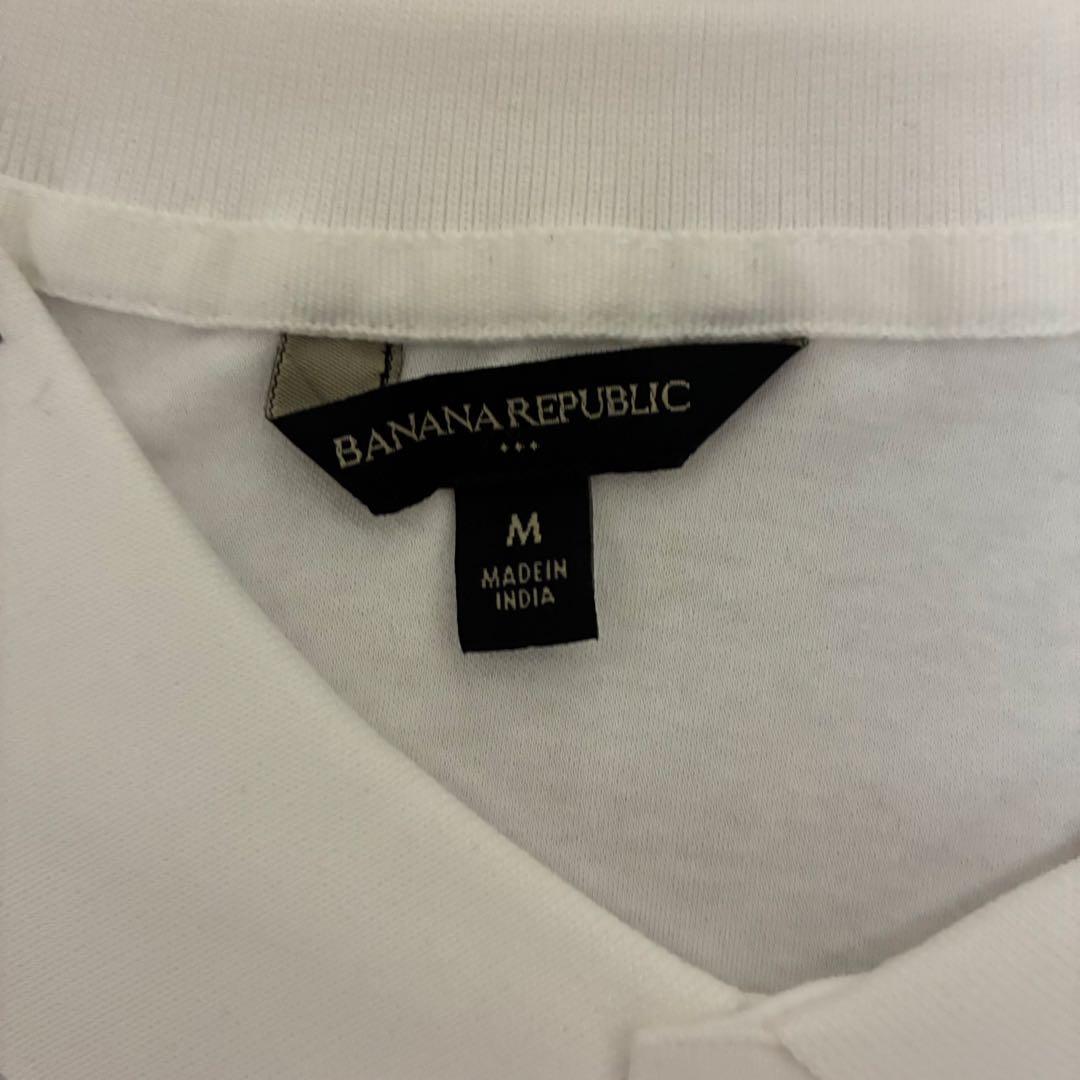 【新品】banana republic ポロシャツ 白 M — image 4