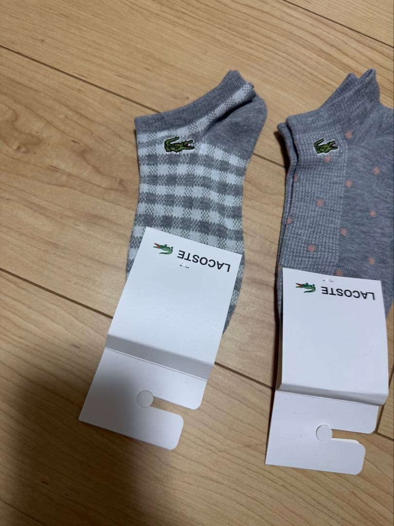 LACOSTE アンクルソックス 4足セット 22~24cm 特価品 — image 2