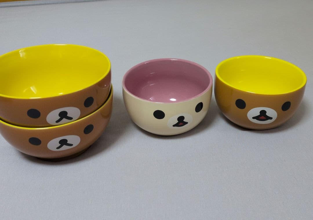 未使用リラックマ 食器7点セット — image 2