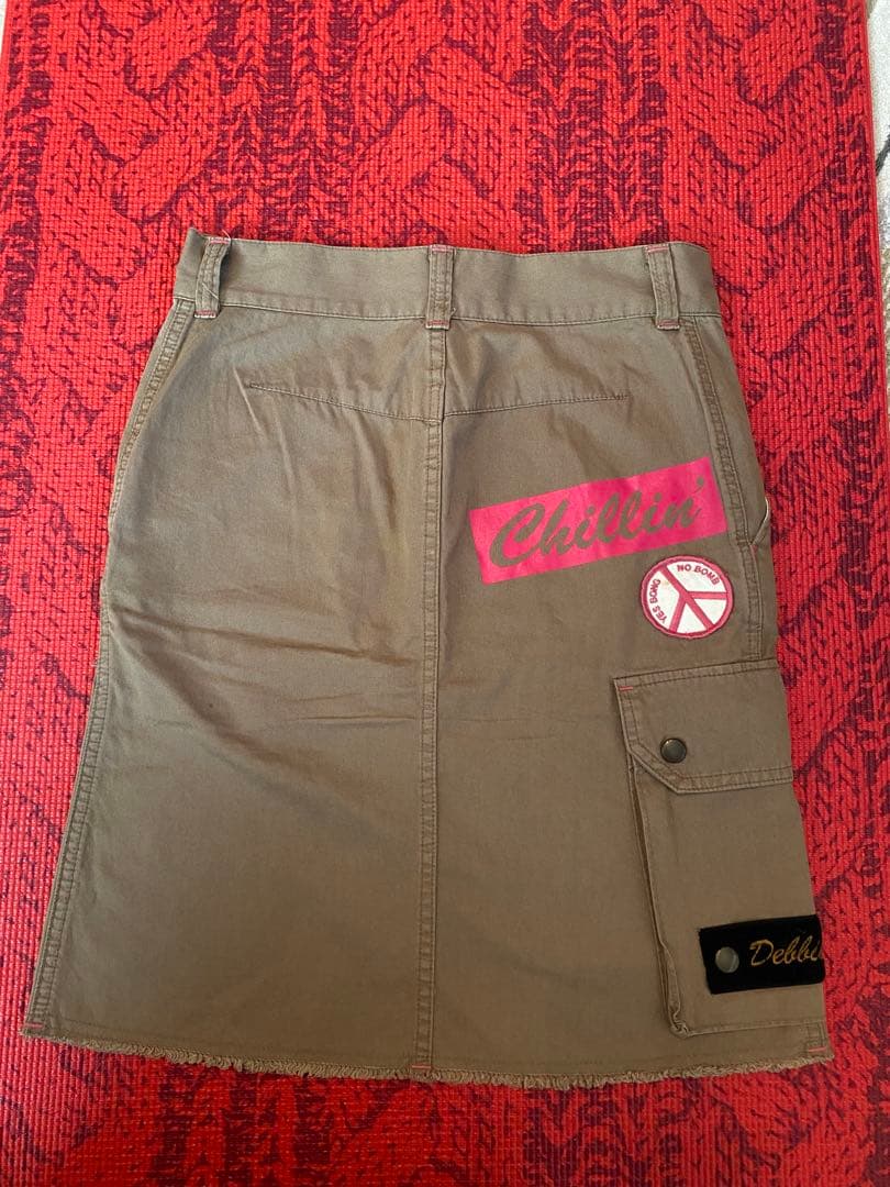 ヒステリックス　カーゴパンツ カーキ色 ポケット付き — image 5