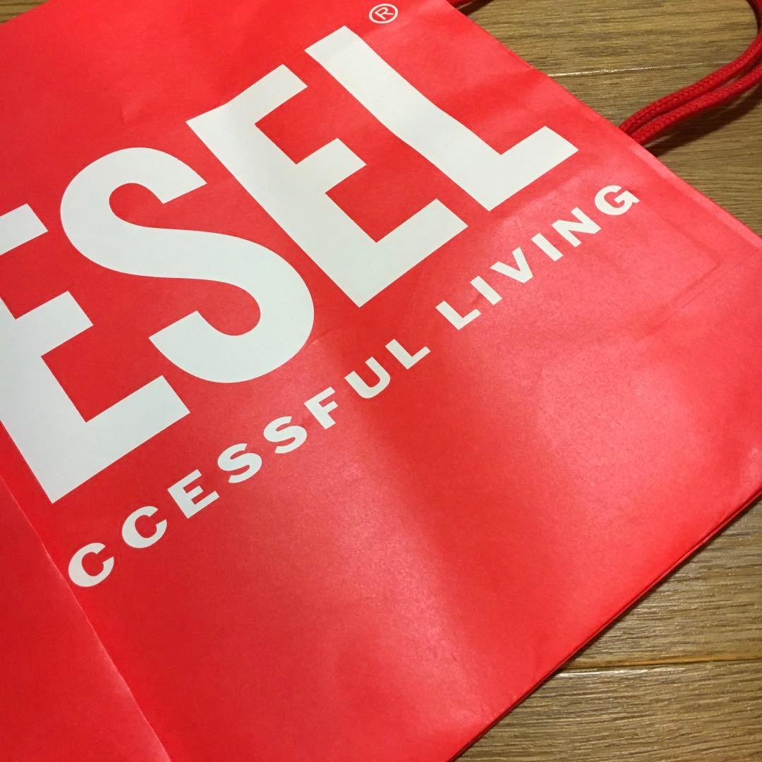 新品未使用 DIESEL ショッパー中小 2枚セット ディーゼル ショップ袋 — image 4