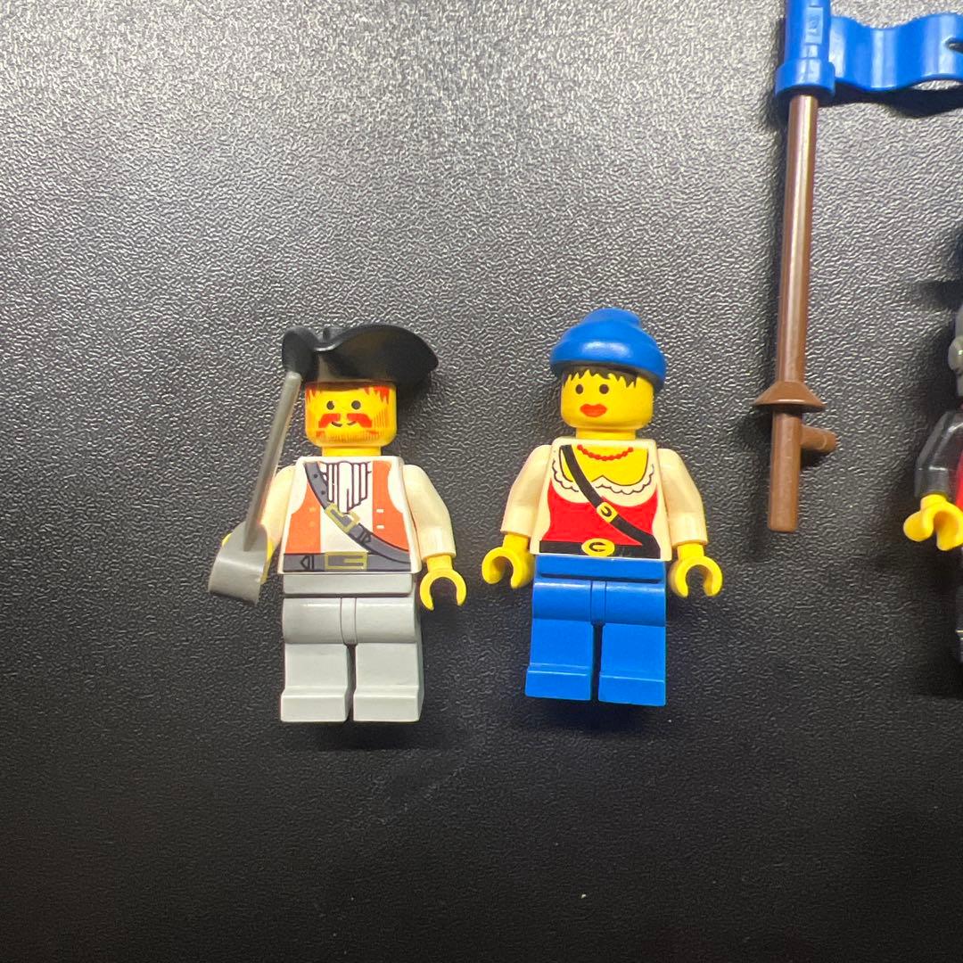※正規品　LEGO オールドレゴ ミニフィグ 海賊 騎士4体　馬2頭セット — image 2