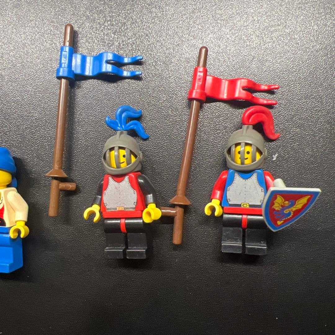 ※正規品　LEGO オールドレゴ ミニフィグ 海賊 騎士4体　馬2頭セット — image 3