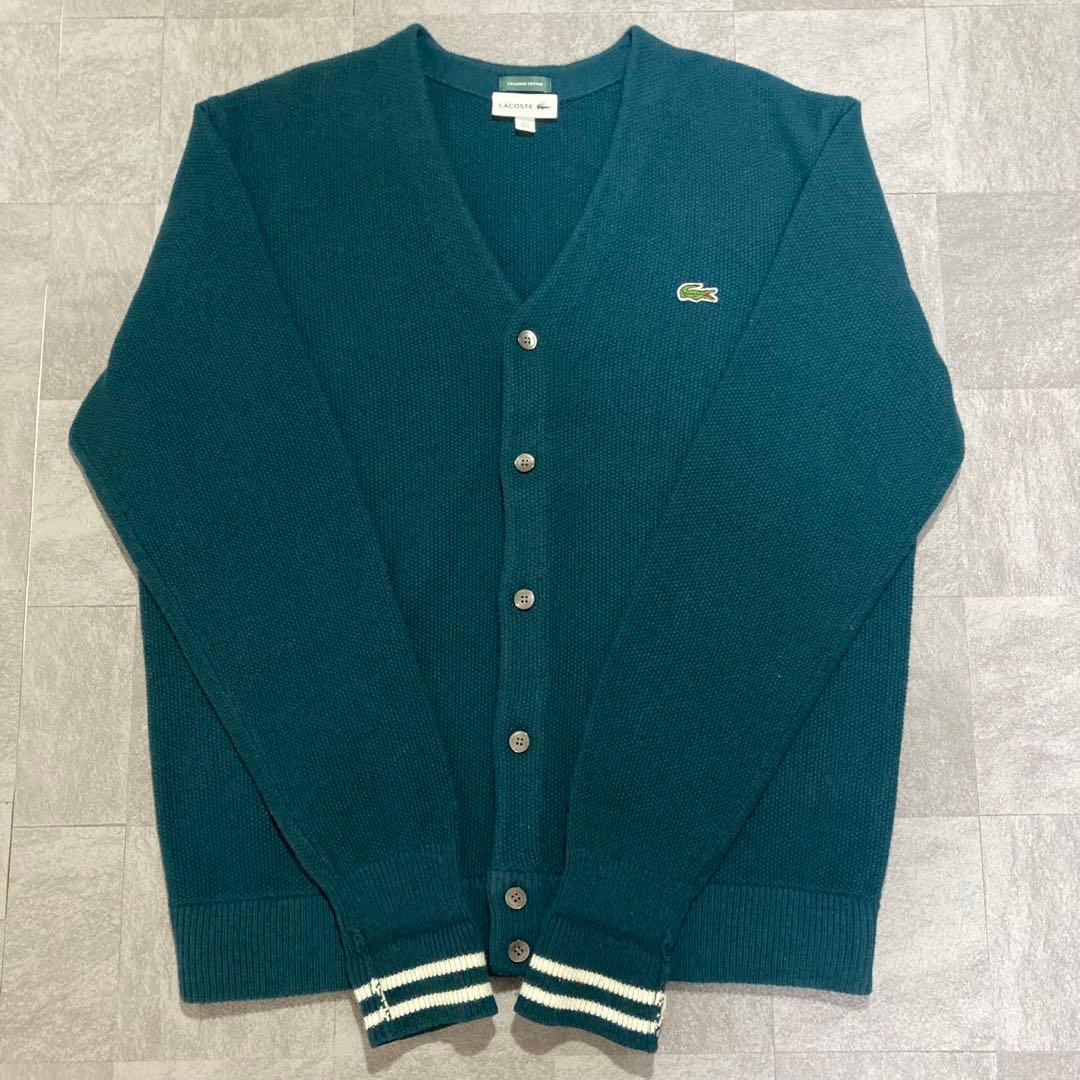 大人気！ LACOSTE 刺繡ロゴ ニット カーディガン ボタンダウン — image 4