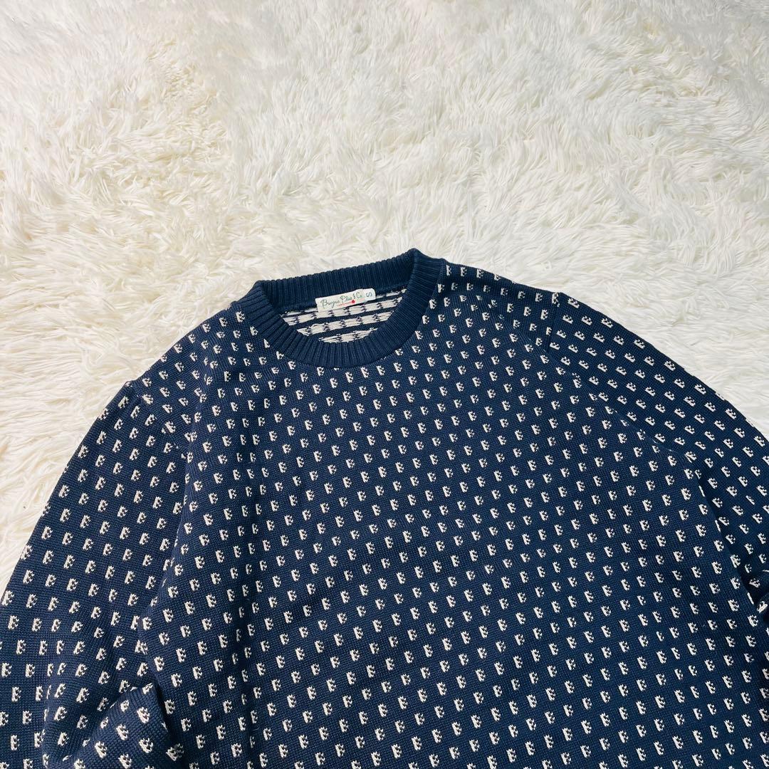 Burgus Plus Bird's-eye knit pullover S — image 2
