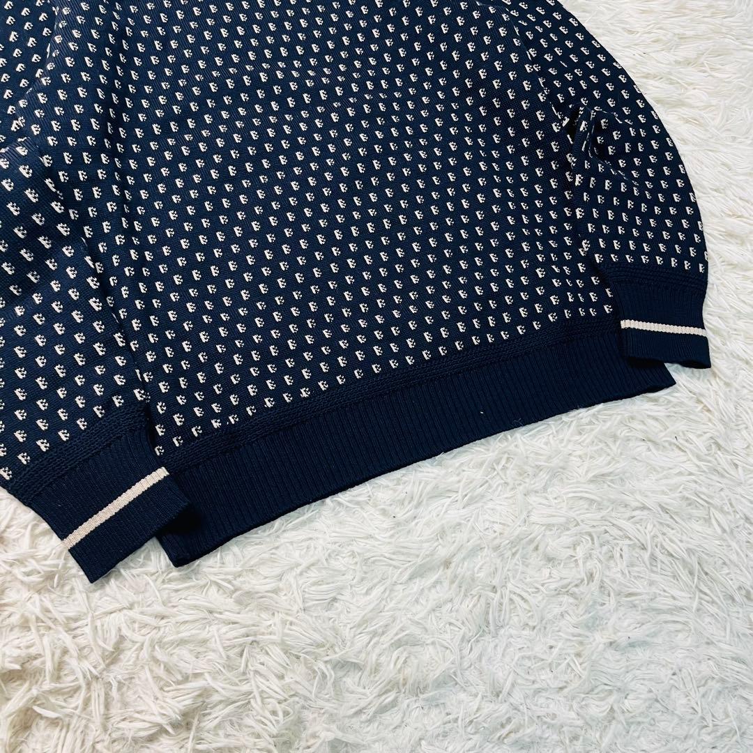 Burgus Plus Bird's-eye knit pullover S — image 3