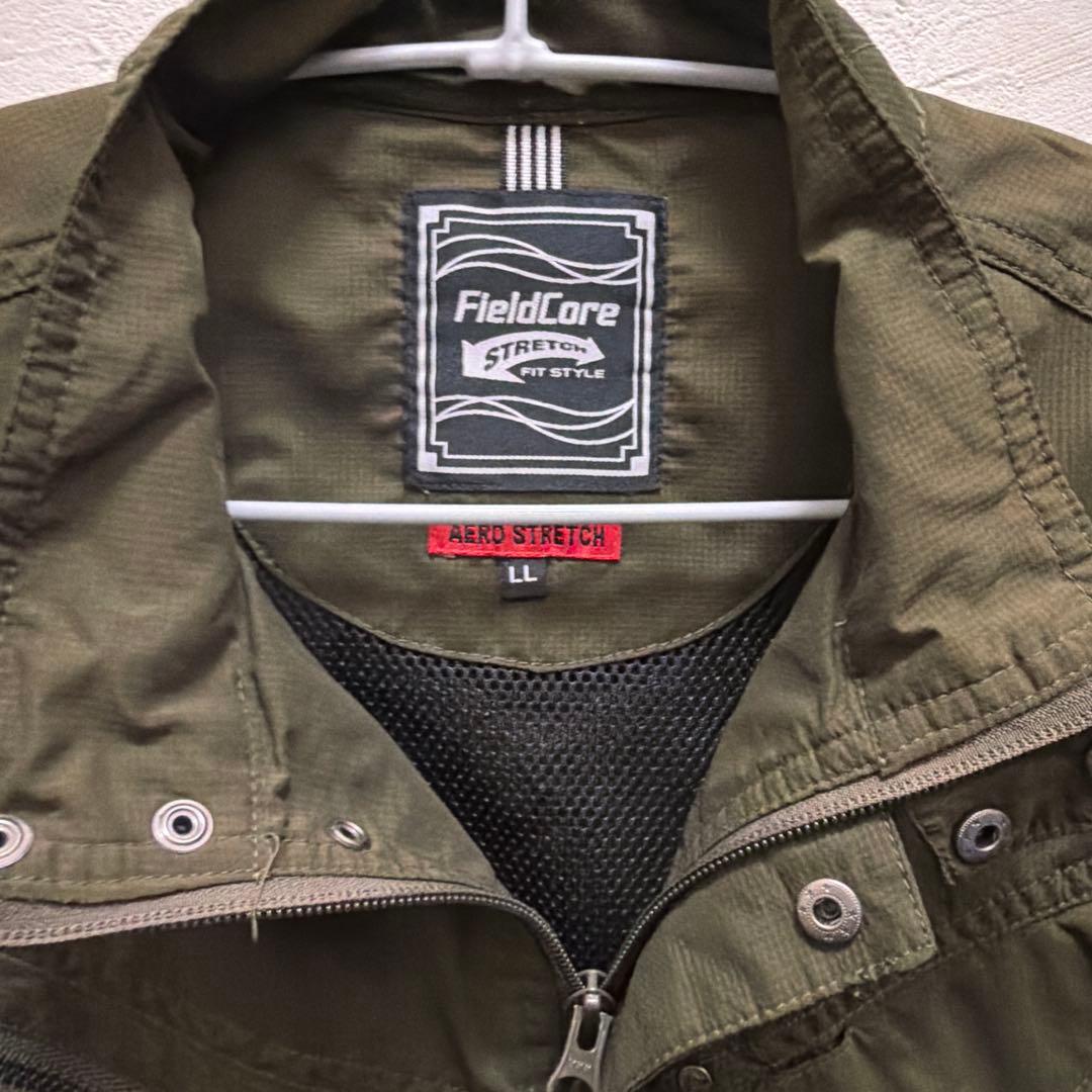 FieldCore AERO STRETCH ブルゾン ダークグリーン LL — image 3