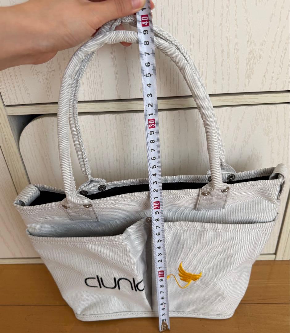 【美品】CLUNK クランク カートバッグ ラウンドバッグ ミニトート グレー — image 4