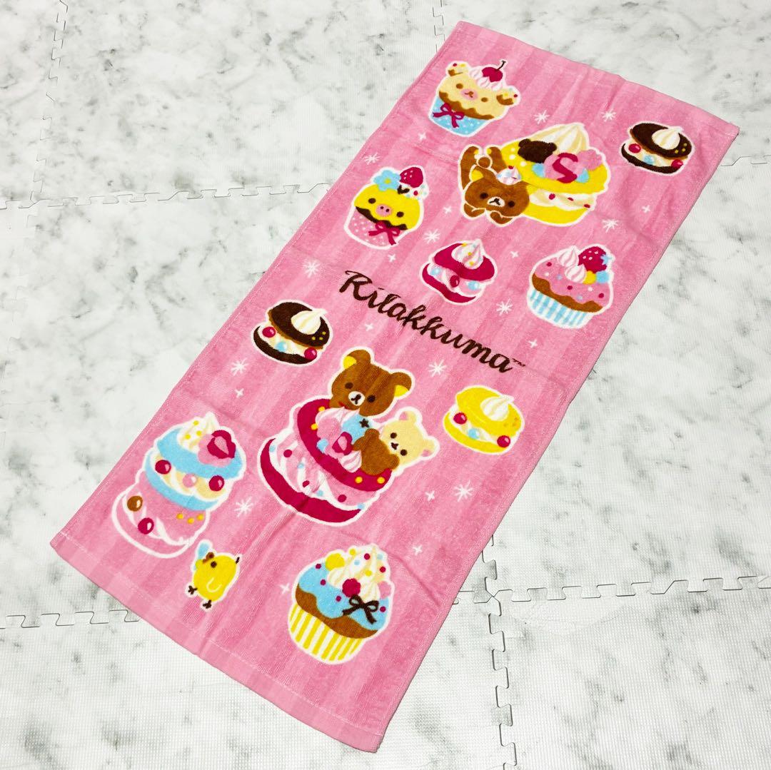 ♡未使用品♡リラックマ＊キャラクタープリント ハンドタオル フェイスタオル — image 3