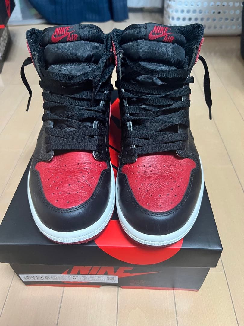 NIKE AIR JORDAN 1 RETRO HIGH OG BRED — image 2