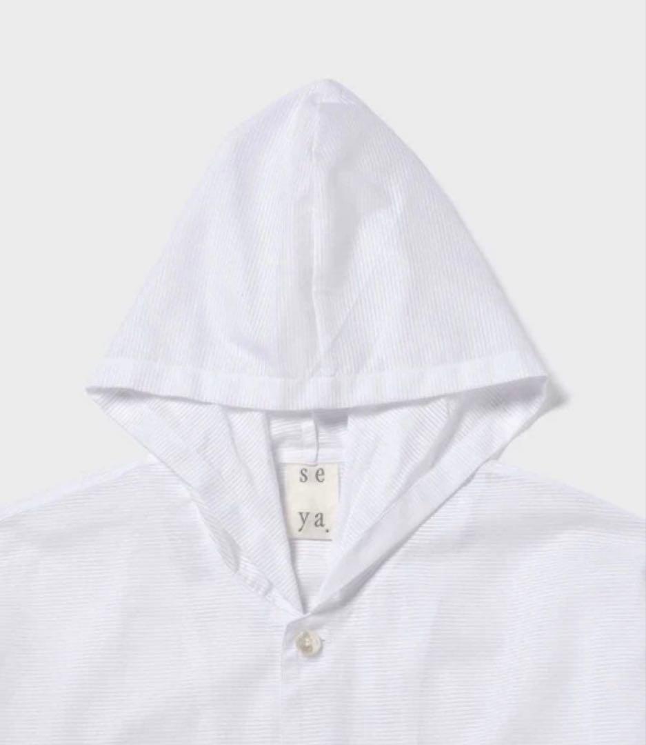 Seya. HOODIE SHIRT ホワイト — image 4