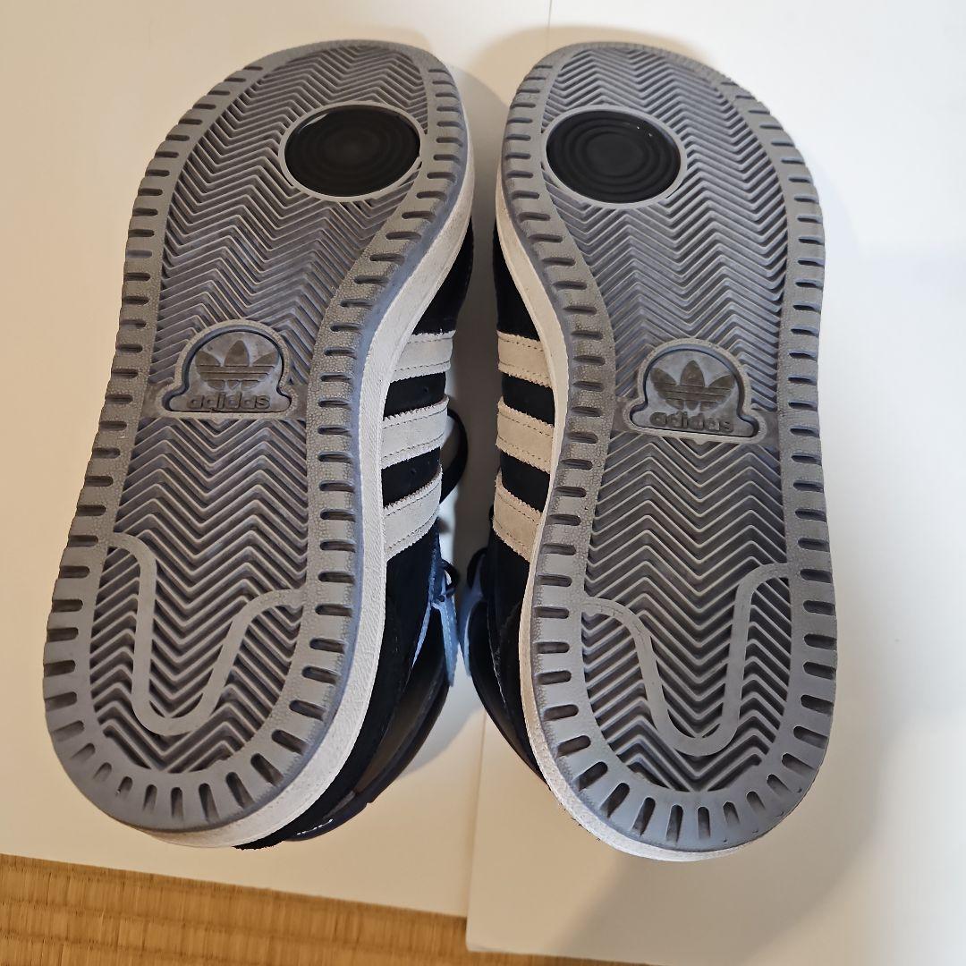 adidas ハイカットスニーカー ブラック ライトブルー — image 5