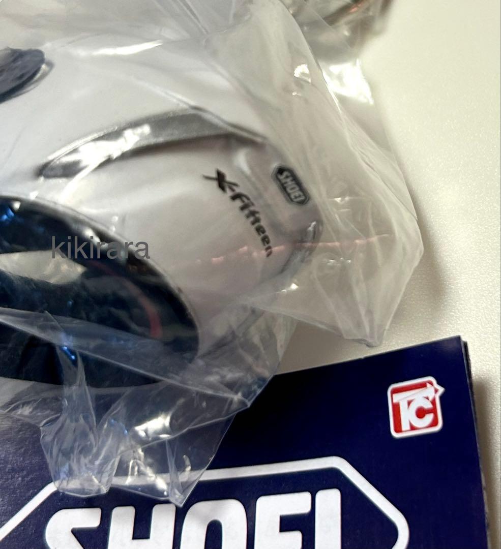 SHOEI ガチャ　ヘルメットキーホールダー　ホワイト — image 3