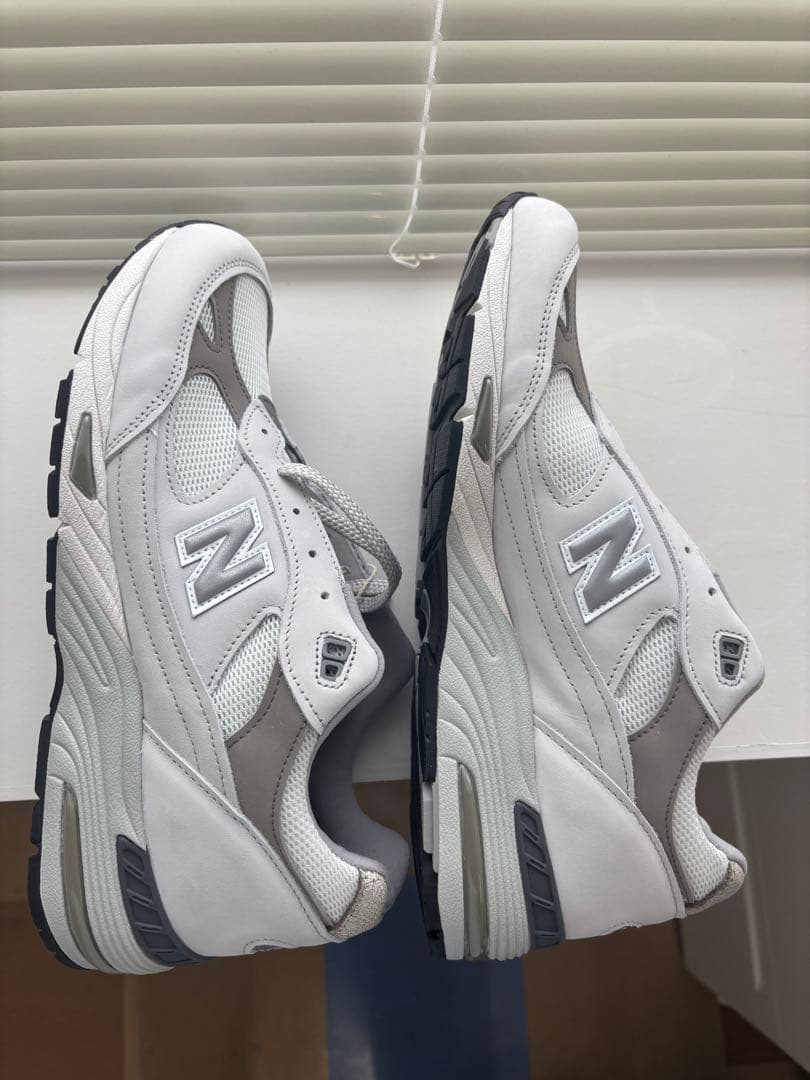New Balance M991FLB ホワイト/グレー　29センチ — image 5