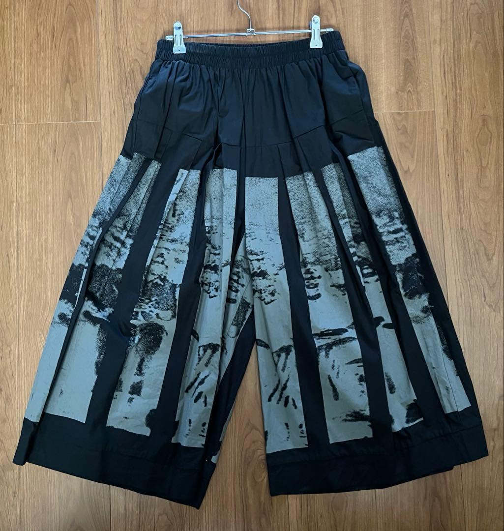 美品 ほぼ新品 コットン100% キュロット モダンプリント — image 2