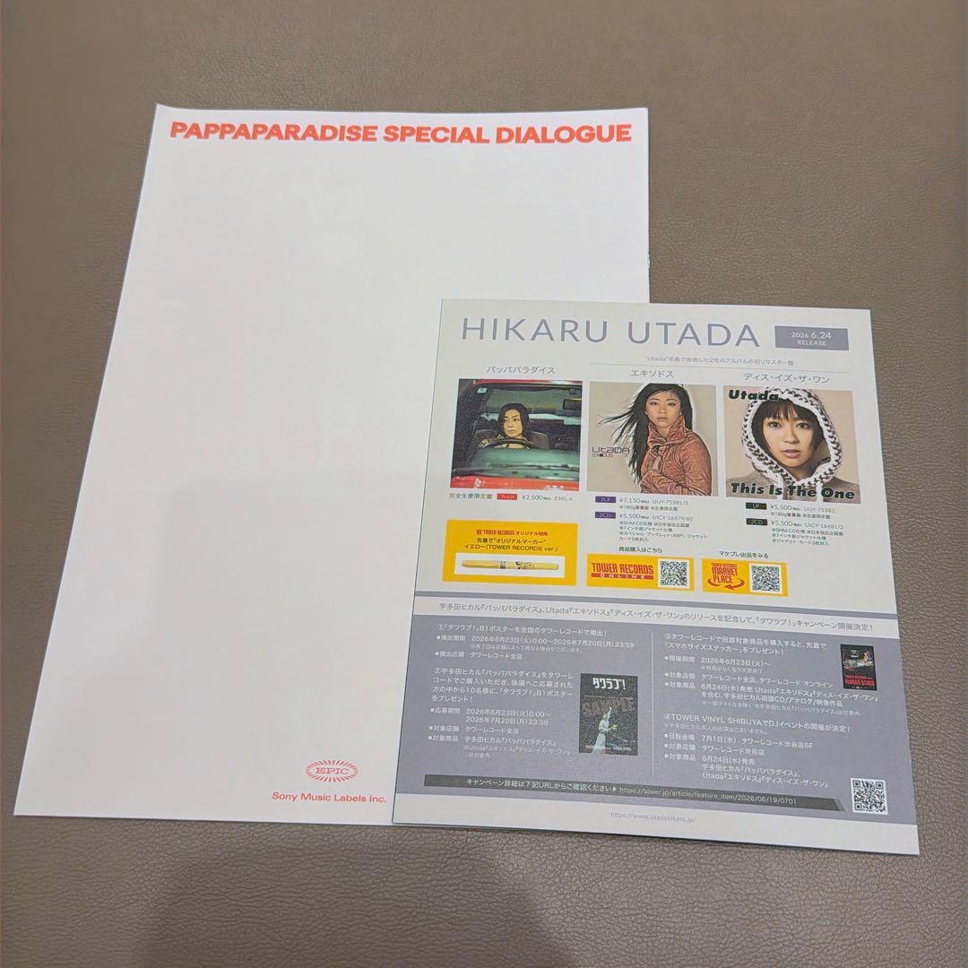 宇多田ヒカル 甲本ヒロト ZINE TOWER PLUS タワレコ　ソニー — image 2