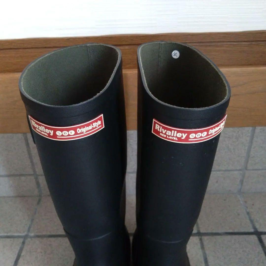 Rivalley フィッシングブーツ Lサイズ ブラック　長靴　リバレイ　釣り — image 2