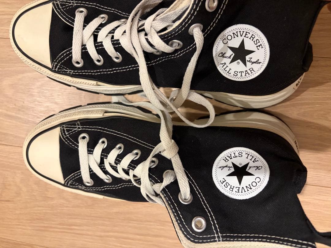 Converse All Star 厚底 スニーカー ブラック — image 2