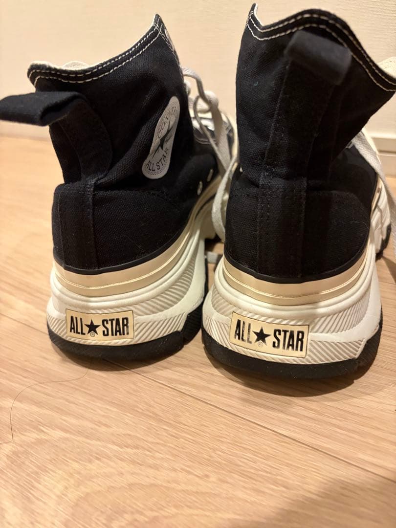 Converse All Star 厚底 スニーカー ブラック — image 3