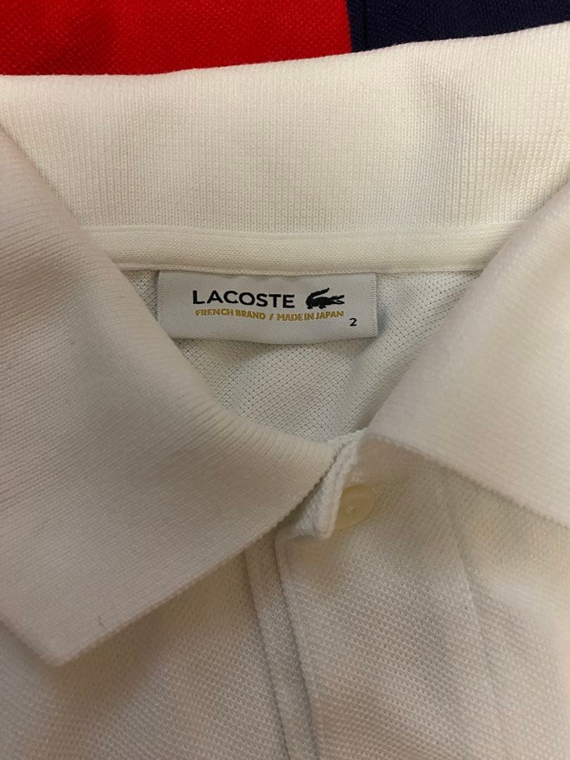 LACOSTE ポロシャツ 5枚セット　サイズ2 S相当美品 — image 2