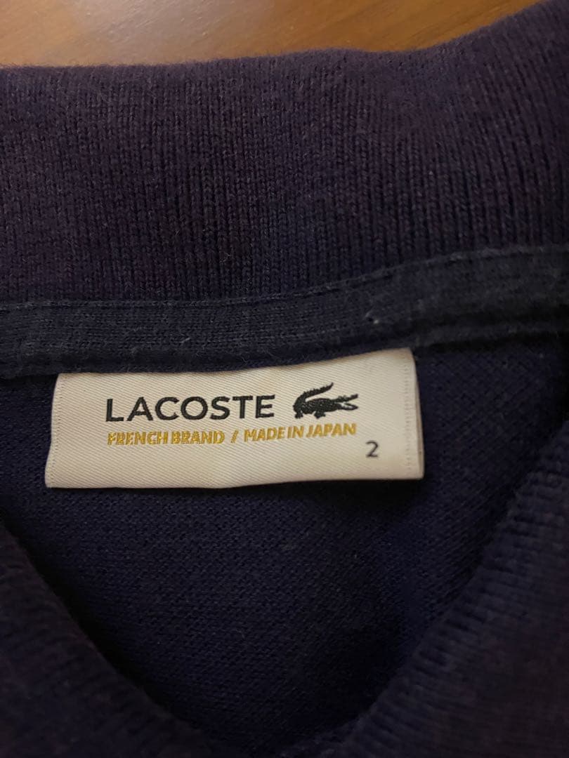 LACOSTE ポロシャツ 5枚セット　サイズ2 S相当美品 — image 5