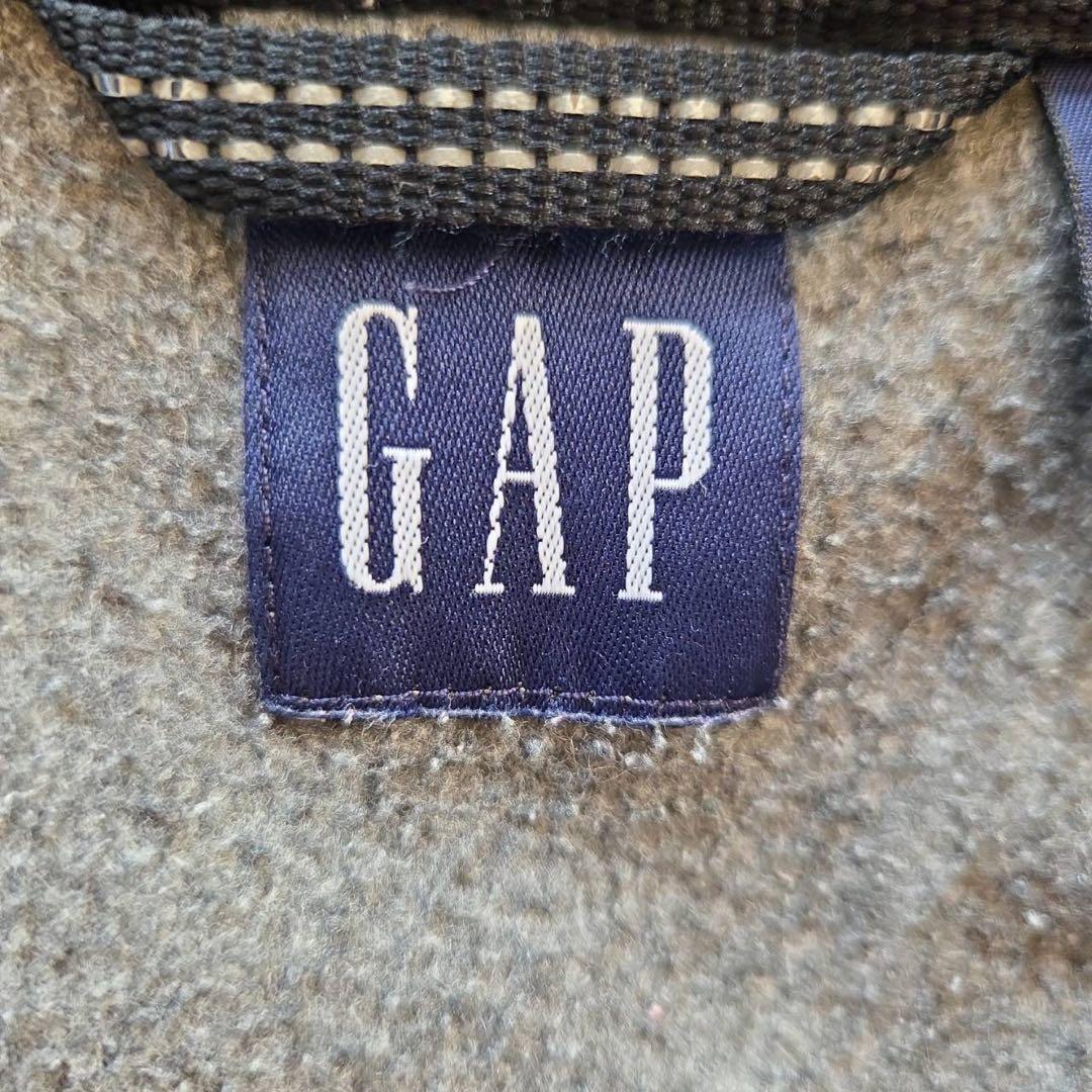 ギャップ GAP フリースハーフジッププルオーバー グレー メンズ Lサイズ — image 4