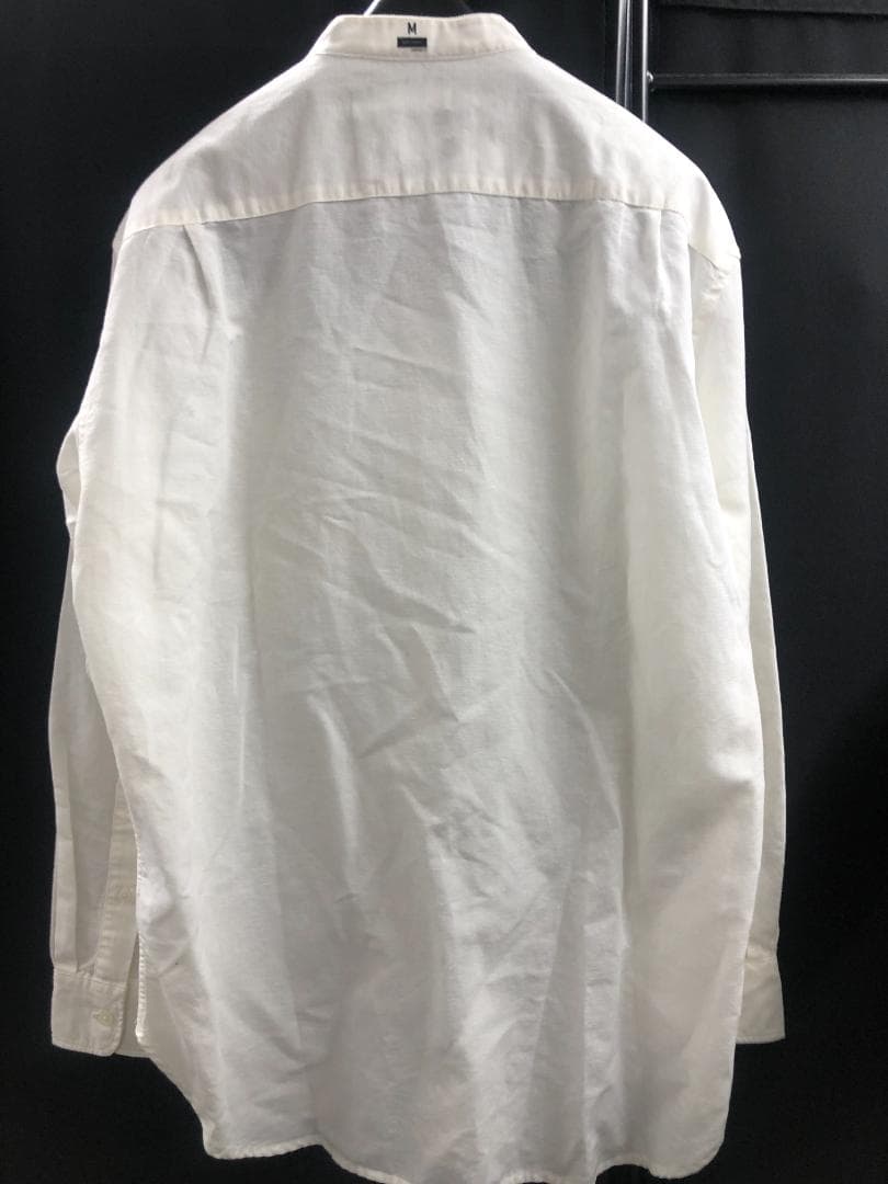 Pop様専用　新品★UNIQLOコットンリネンスタンドカラーシャツ　Mサイズ — image 2