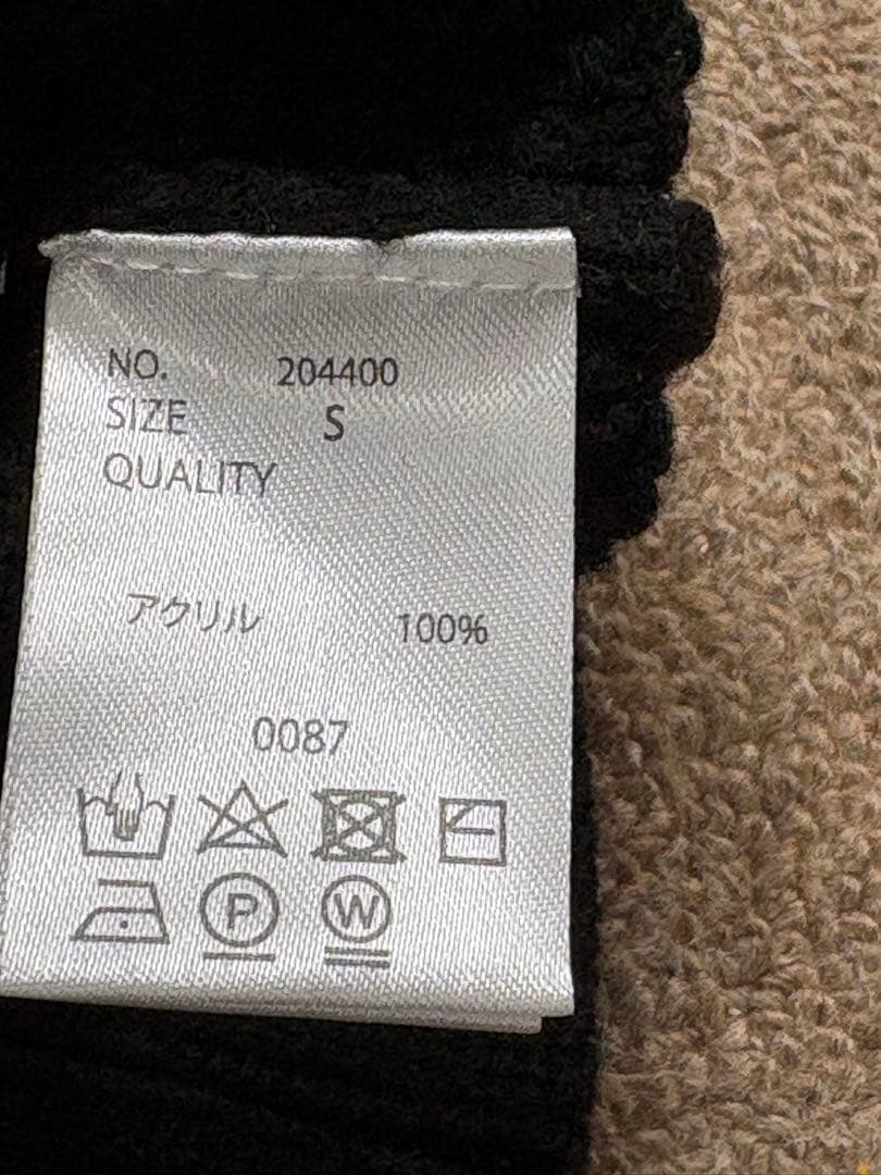 メンズ　ニット　セーター★ Vネック ブラック　新品　Roshell ロシェル — image 5